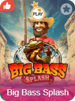 Capa do jogo Big Bass Splash disponível na 70BET.