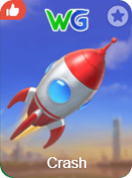 Capa do jogo Crash disponível na 70BET.